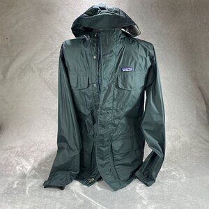 Patagonia H2NO Rain Jacket Mens Small Green Waterproof Performance Windbreaker